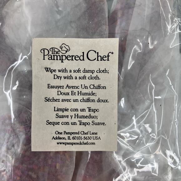 The Pampered Chef 2181 Multi-Colored Cranberry Beaded Tassel Napkin Ring 2 Set - Picture 4 of 4